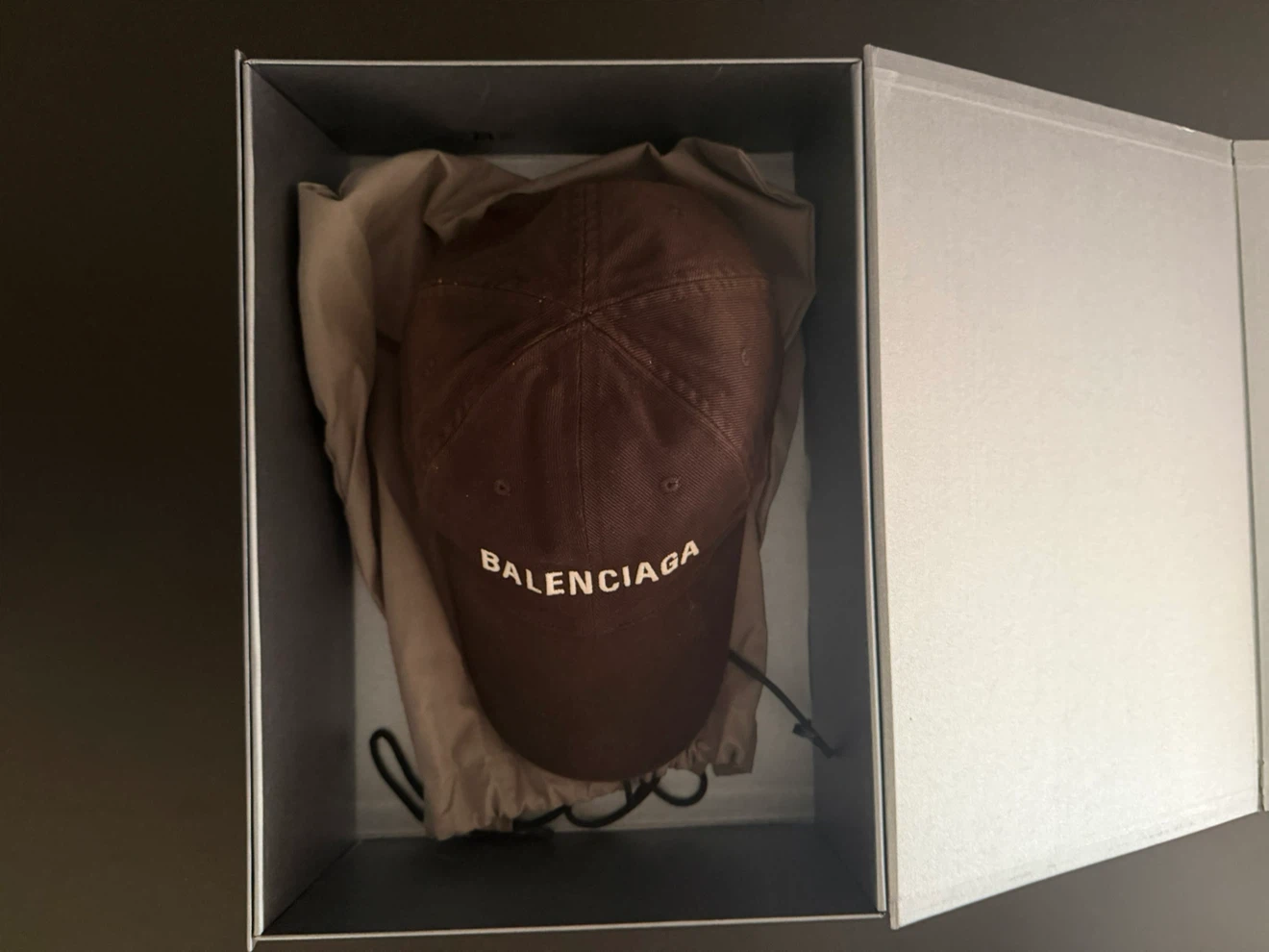 BALENCIAGA Classic Logo Baseball Cap — Black/White - photo 4