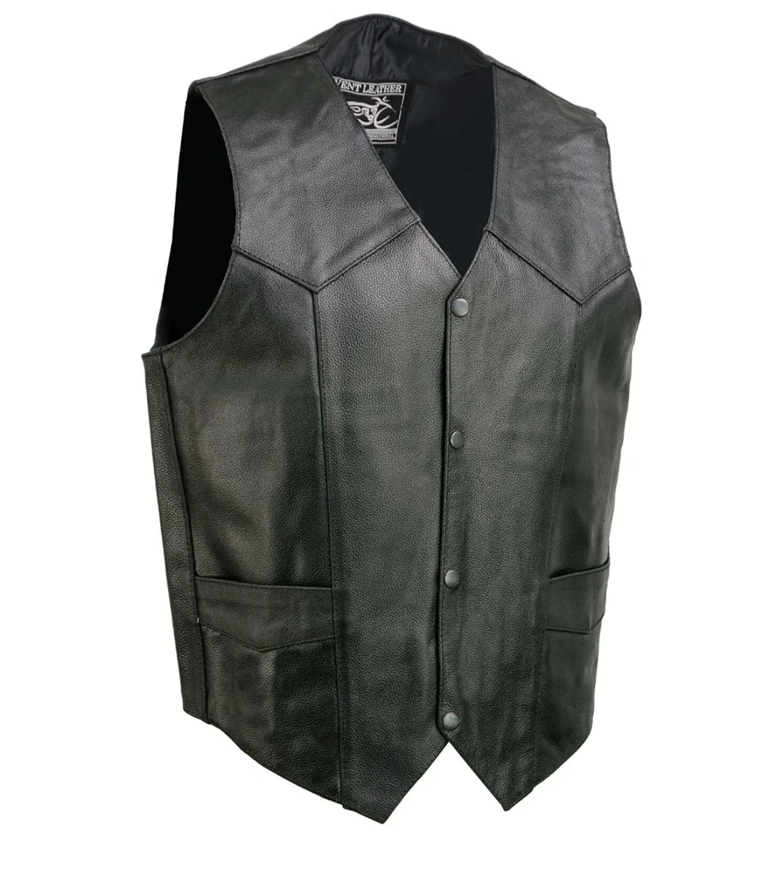 Event Leather Biker Vest - photo 2