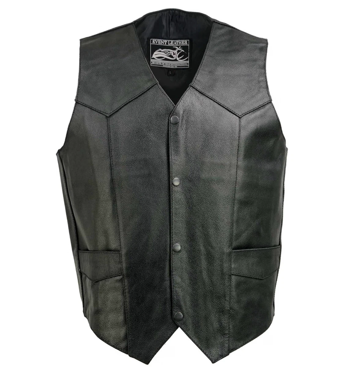 Event Leather Biker Vest