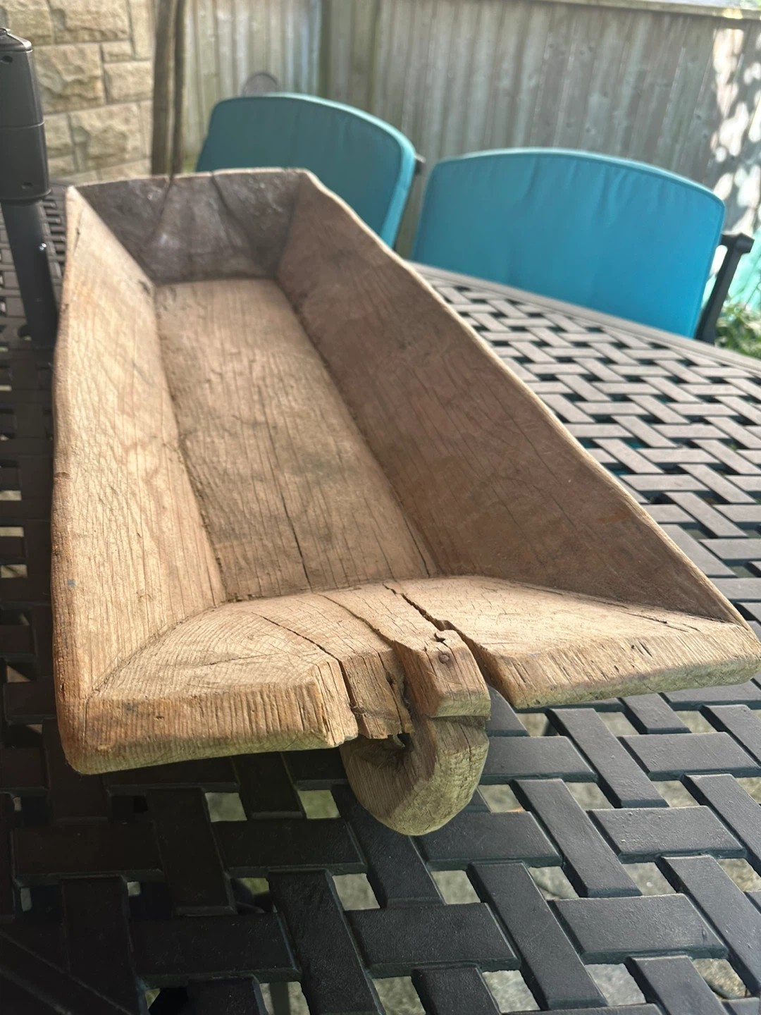 Antique Feeding Trough - photo 4