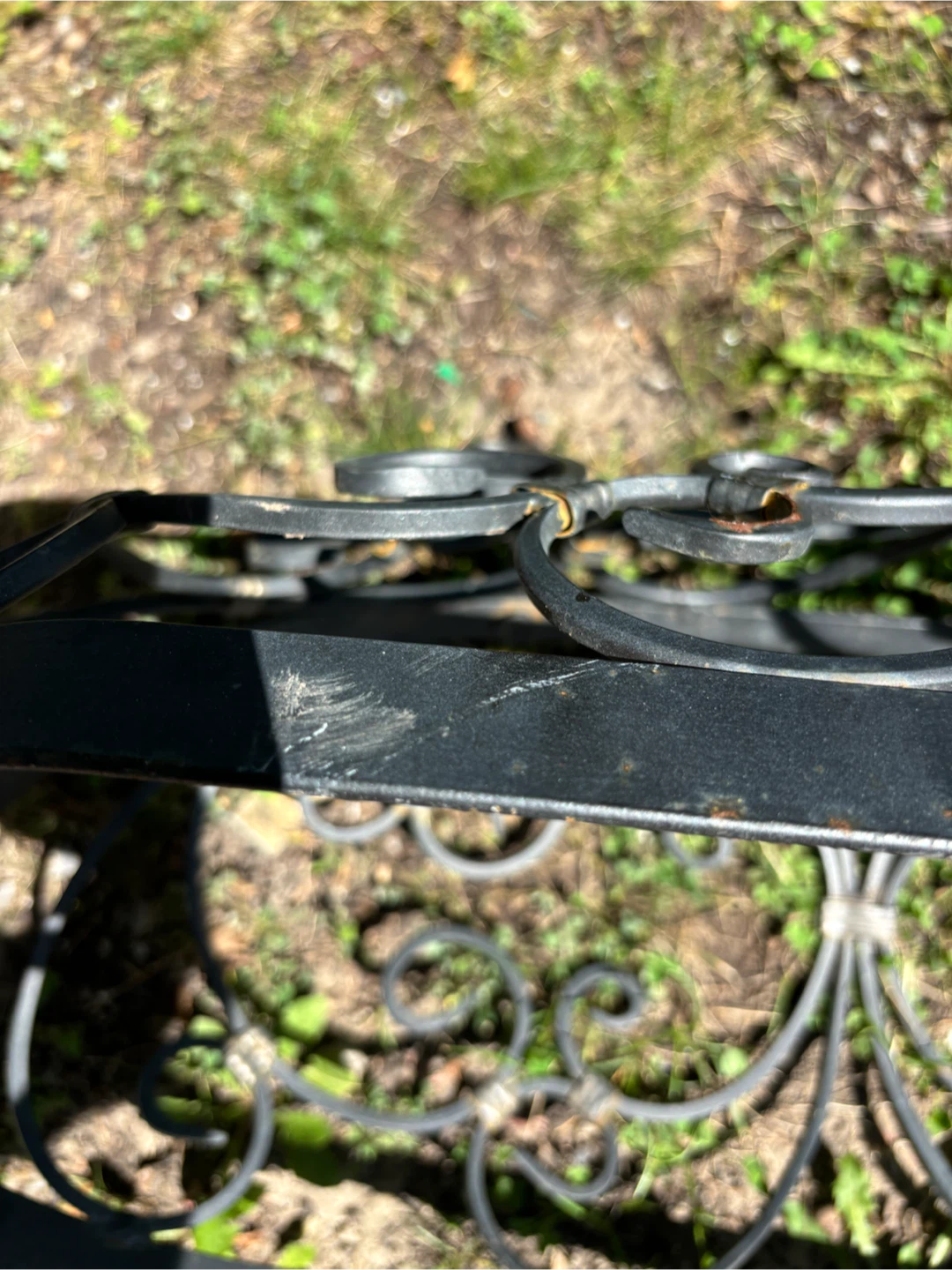Black Iron/Metal Wall Basket Planter - photo 4