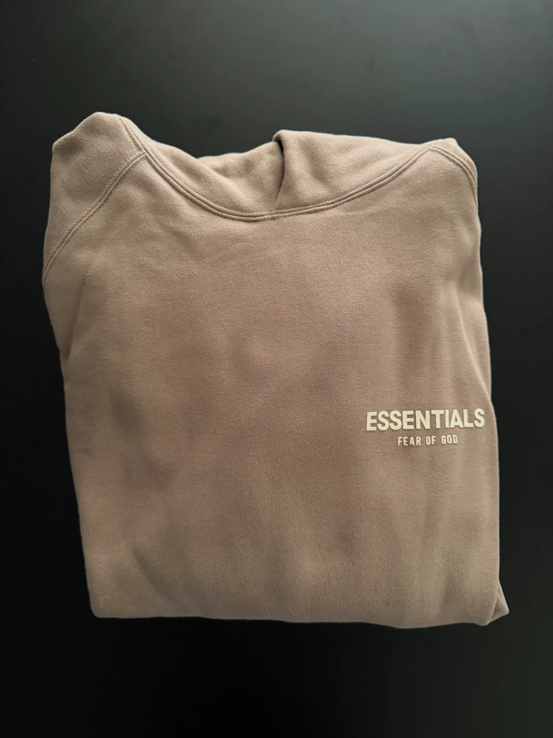 Fear of God Essentials Pullover Hoodie — Desert Taupe