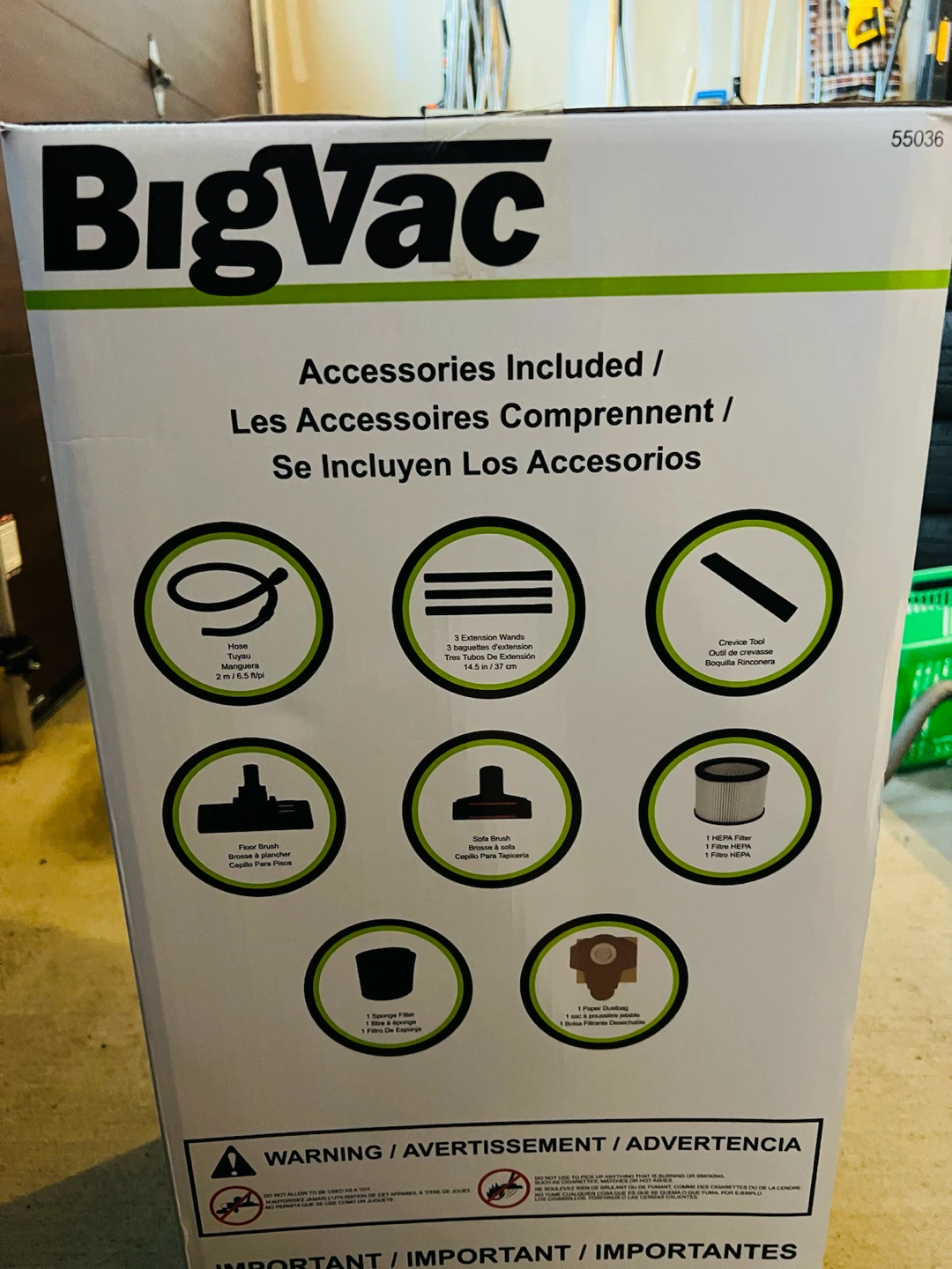 BigVac shopVac Wet/Dry Stainless Steel Vacuum - photo 3