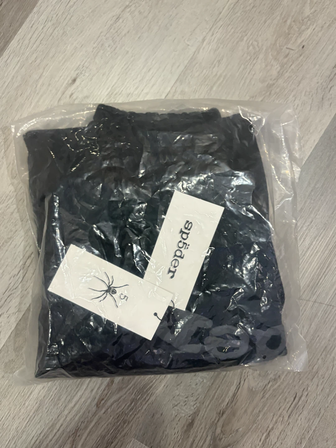 New Sp5der Black Sweatpants