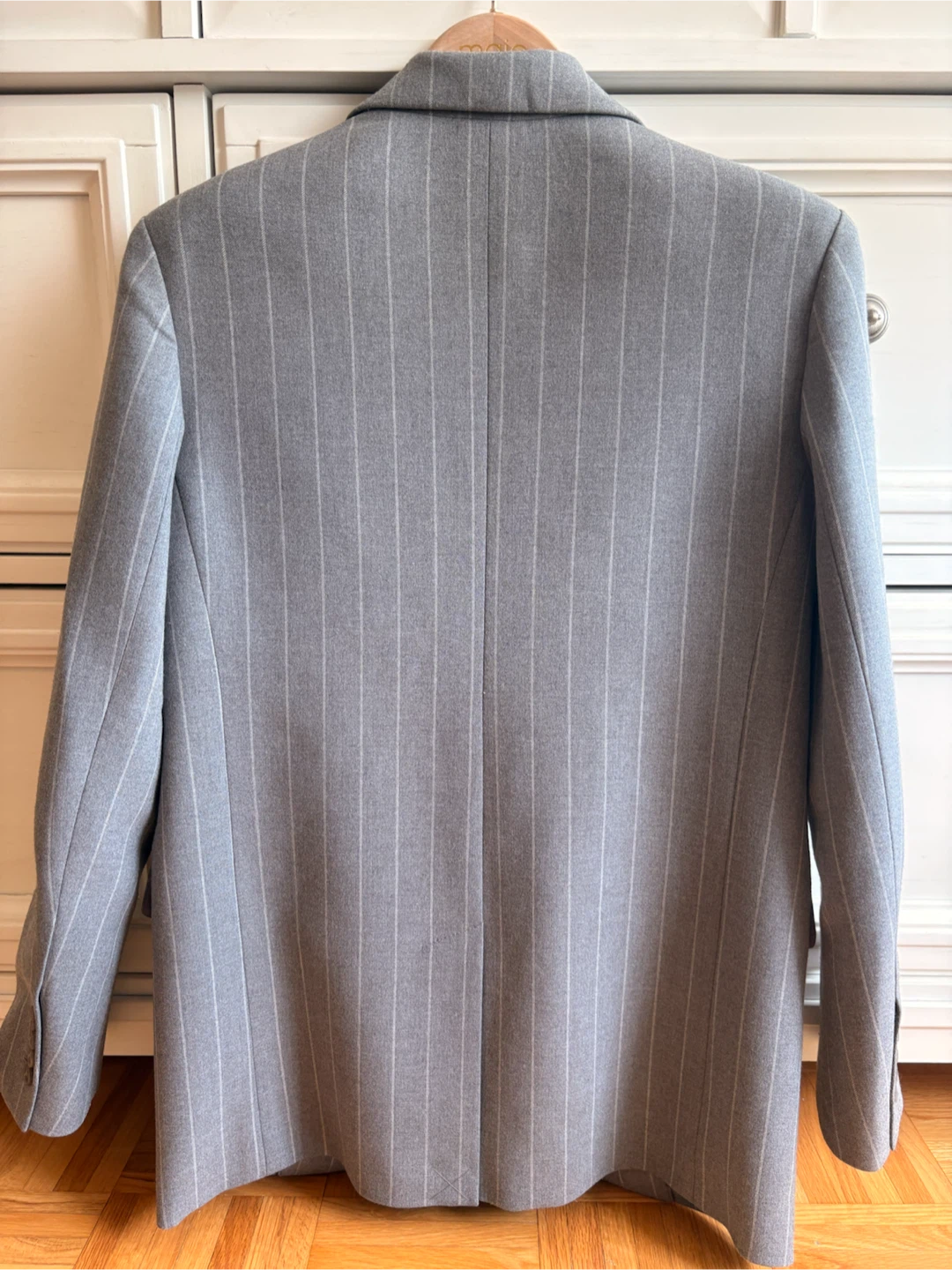 Babaton pinstripe blazer grey - photo 2