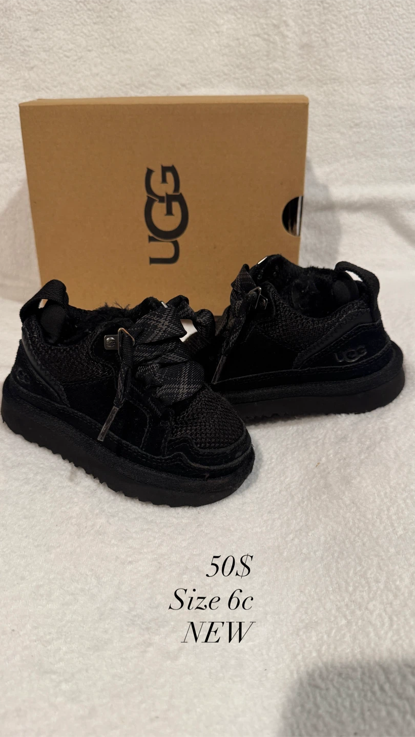 Selling children's shoes.