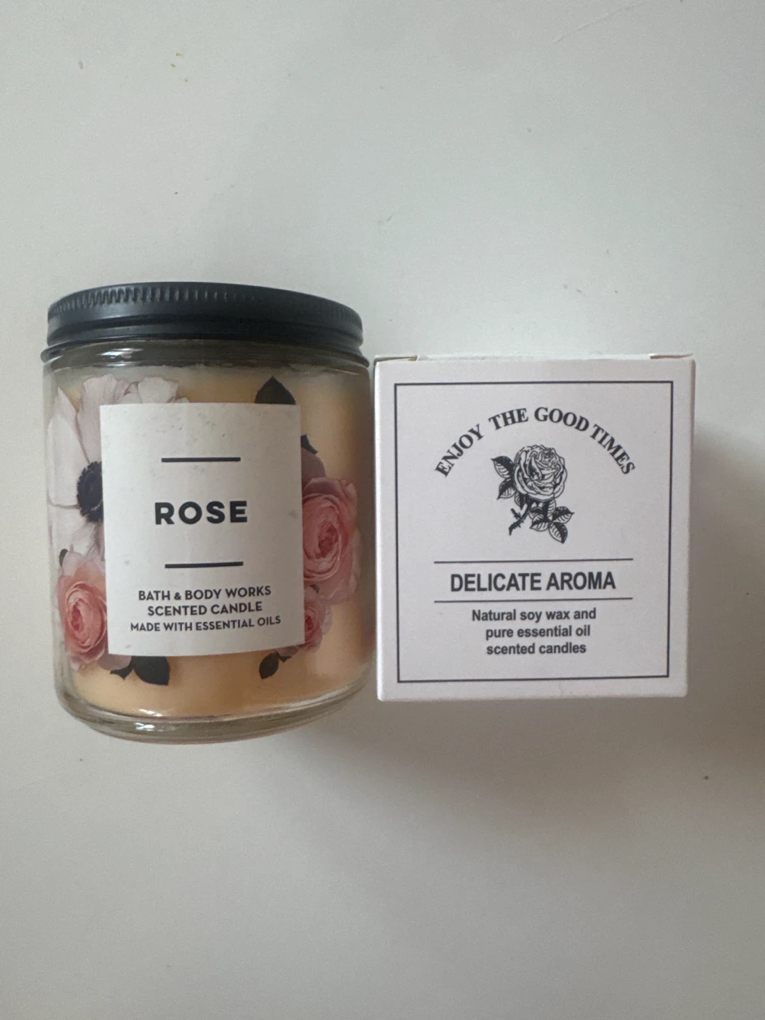 Bath & Body Works Rose and Mom Scented Candles - photo 2
