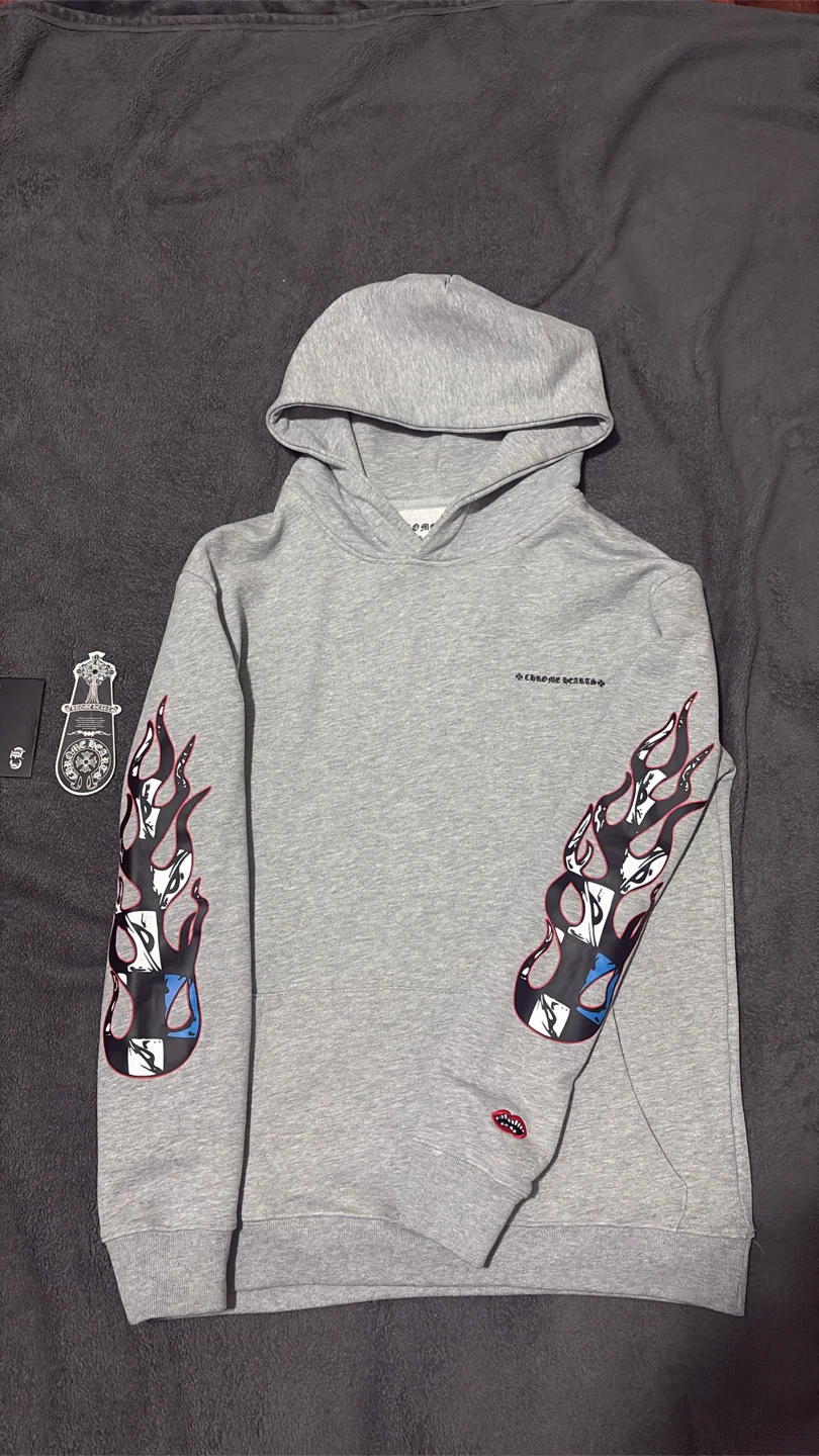 Chrome Hearts Hoodie Grey