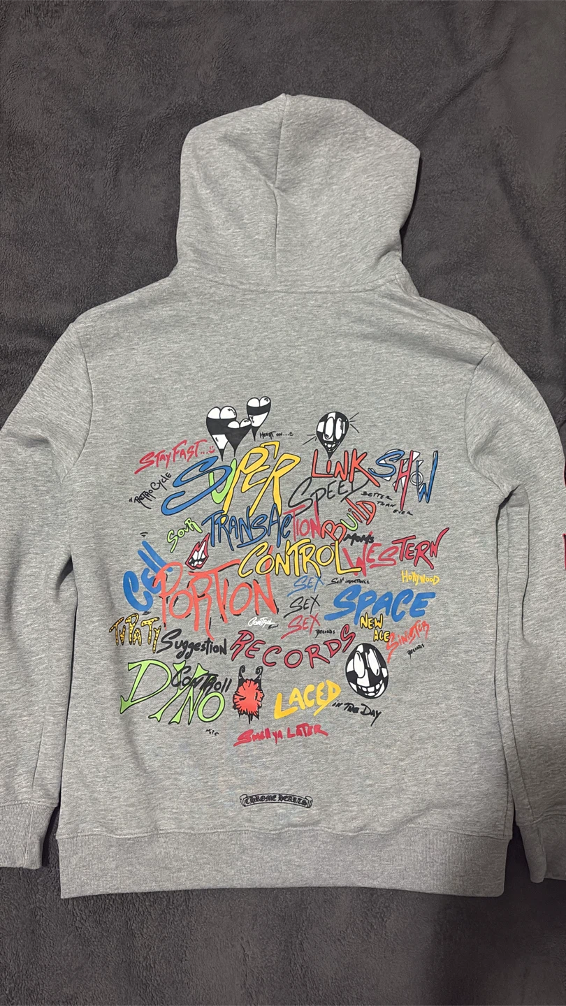 Chrome Hearts Hoodie Grey - photo 4