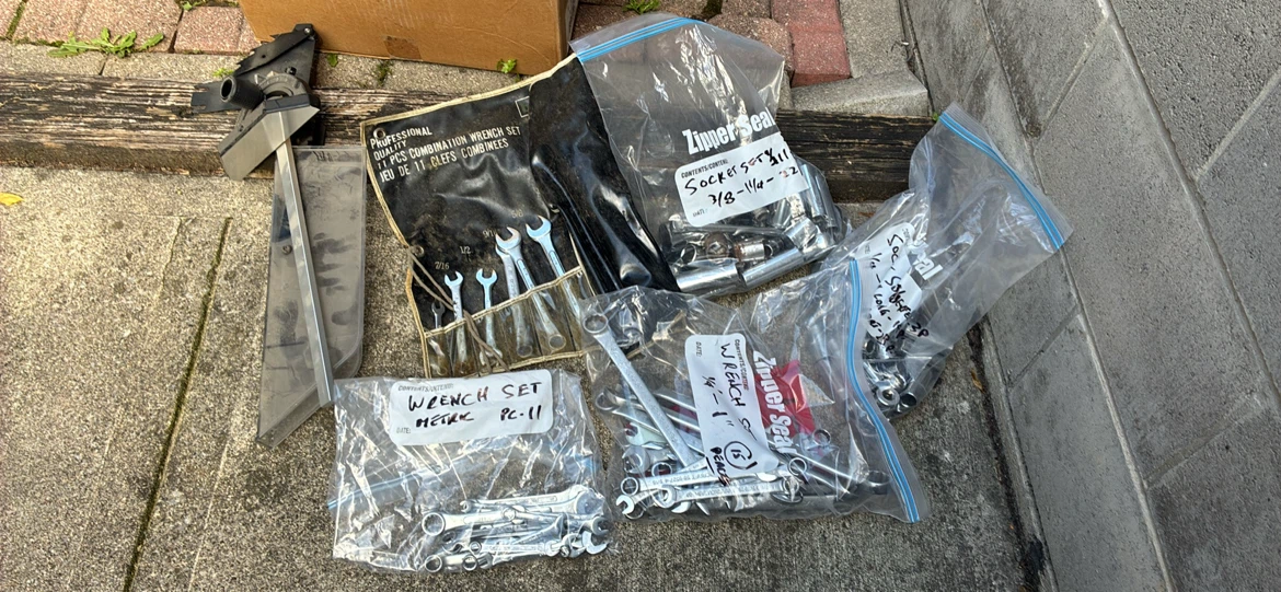 Garage tool clean out bundle