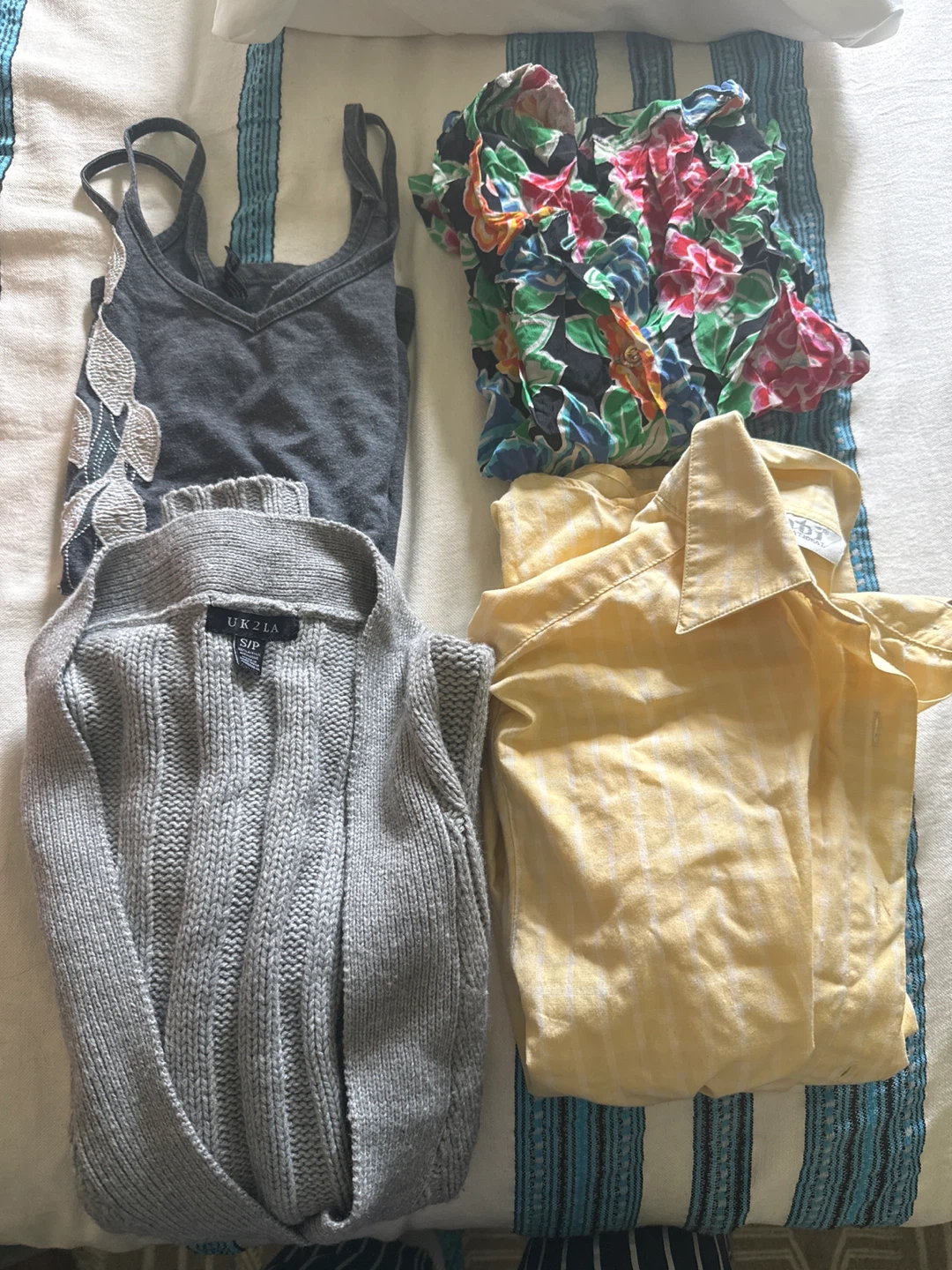 Tops and cardigan
