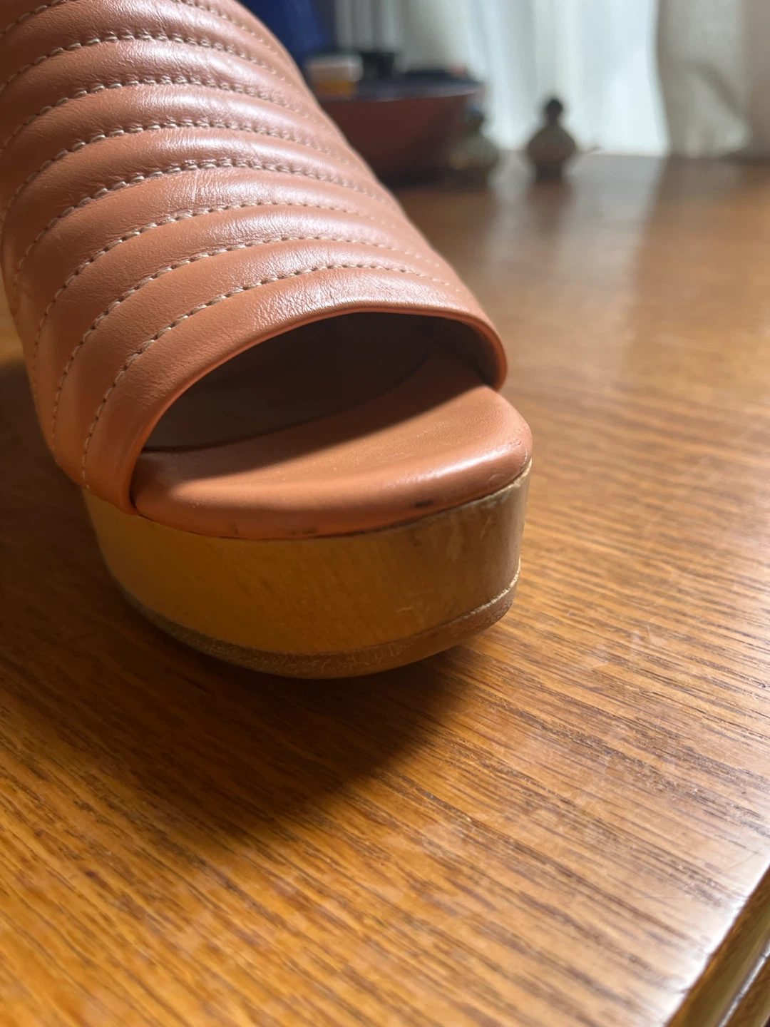 Belkina peach clog heels W7.5 - photo 4