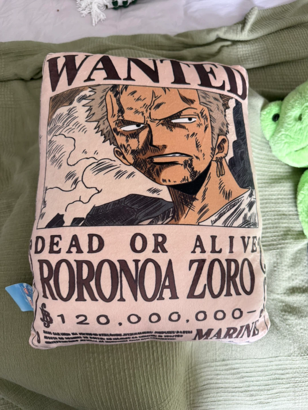 One piece Zoro wanted poster pillow! - photo 2