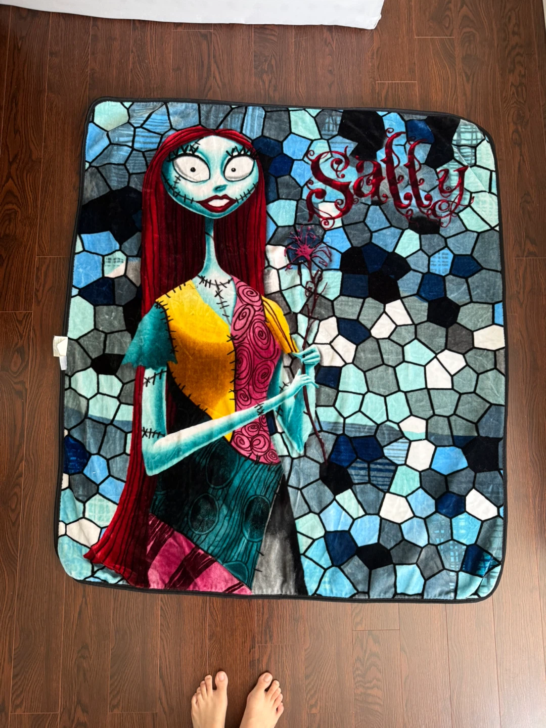Nightmare before christmas flippable blanket