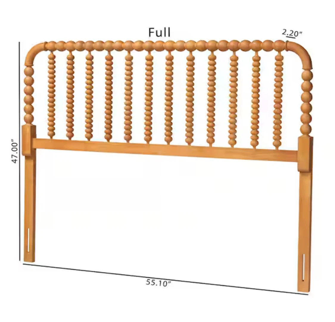 New Wood French Country Full Size Spindle Headboard - photo 2