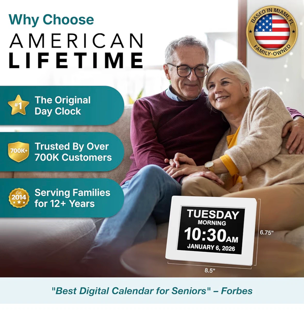 American Lifetime Digital Day Clock - photo 2