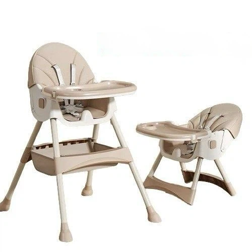 Convertible Beige Baby High Chair