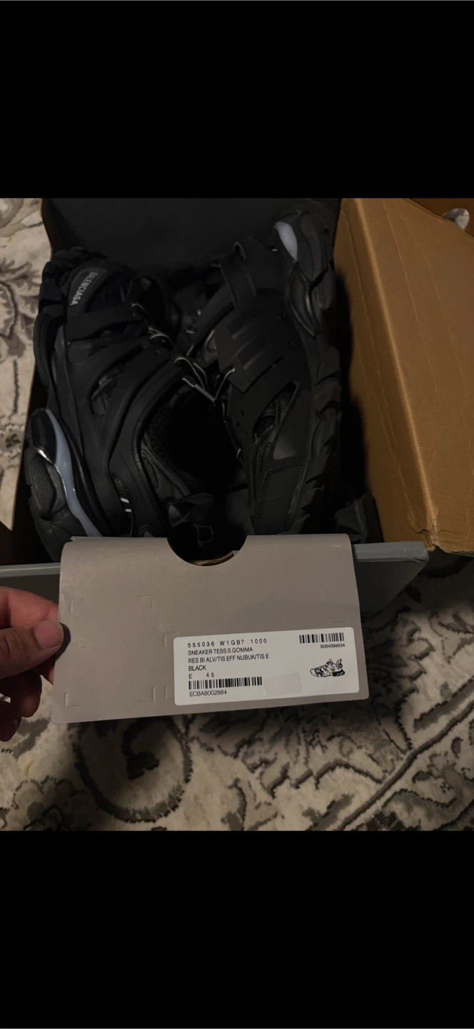 Balenciaga Track Sneakers Black Size 45 - photo 3