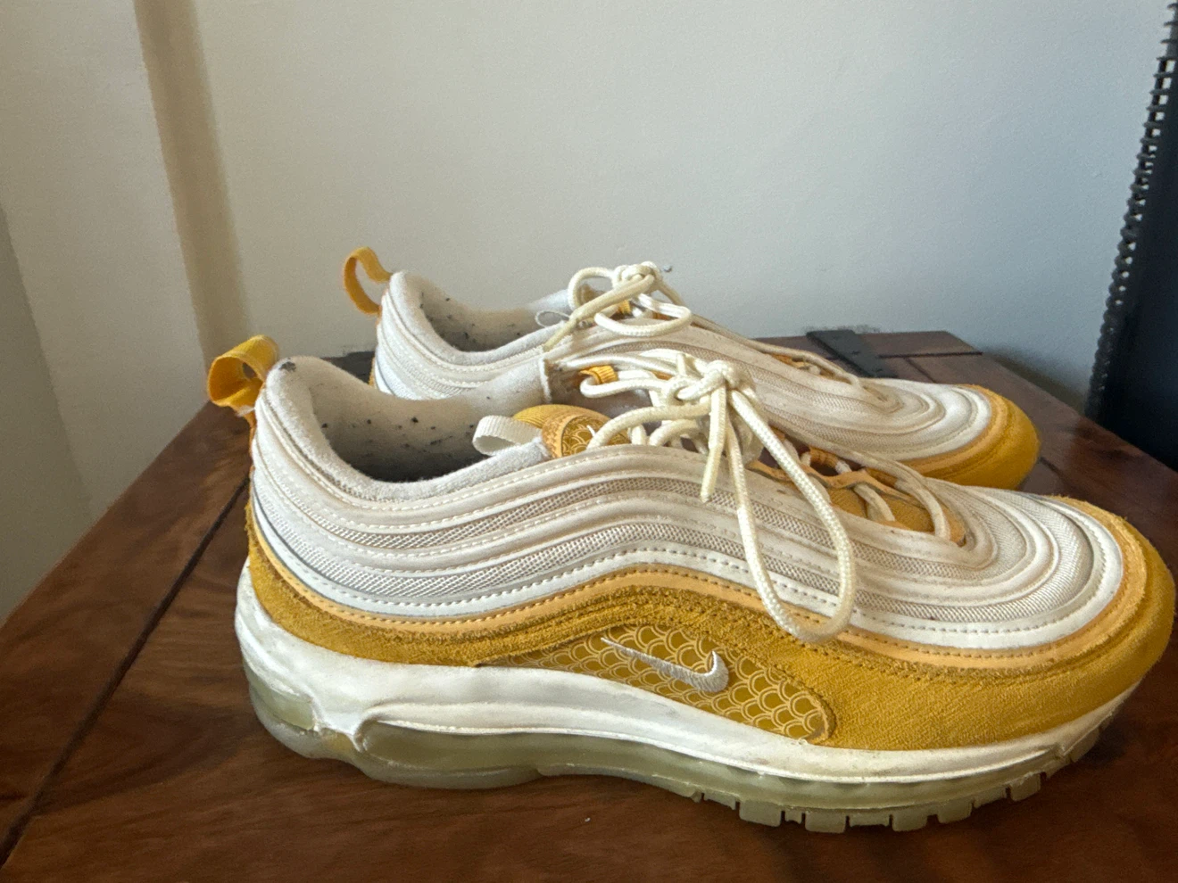 Nike Air Max 97 Mustard Yellow Sneakers US 9.5