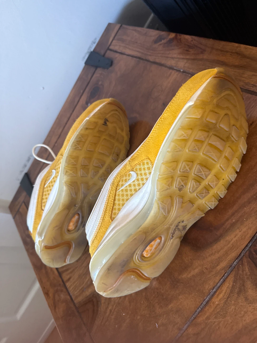 Nike Air Max 97 Mustard Yellow Sneakers US 9.5 - photo 4