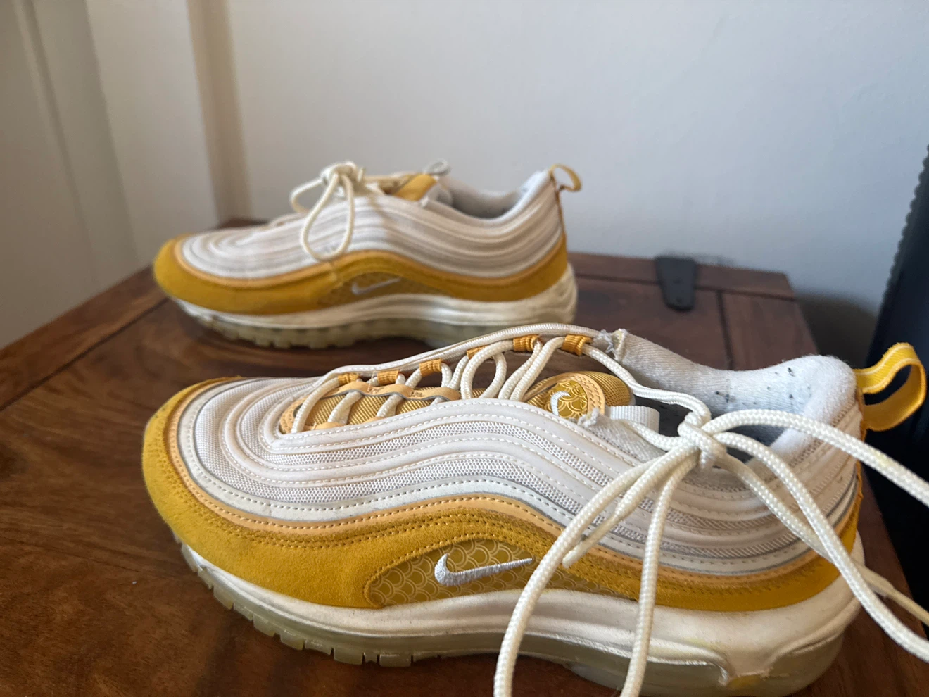 Nike Air Max 97 Mustard Yellow Sneakers US 9.5 - photo 5