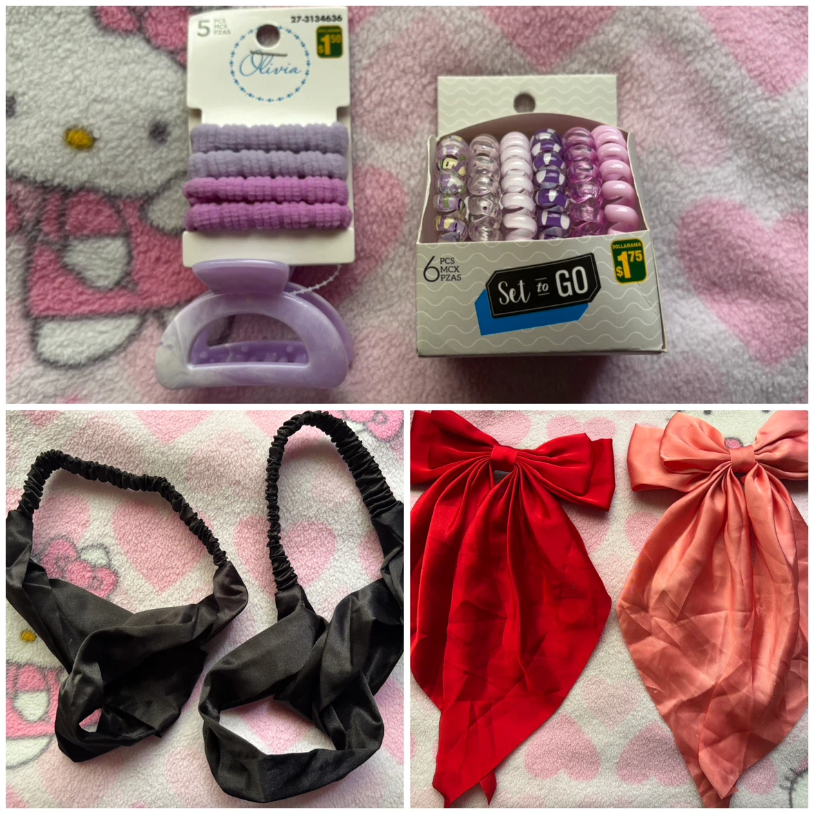Bundle Of Assorted Hair Accessories