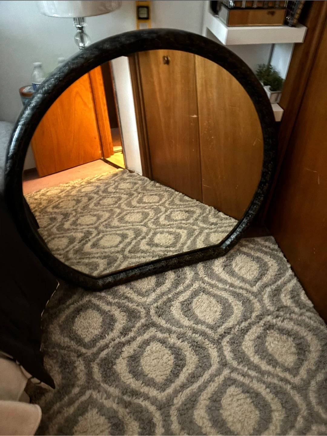 Large Round Wall Mirror