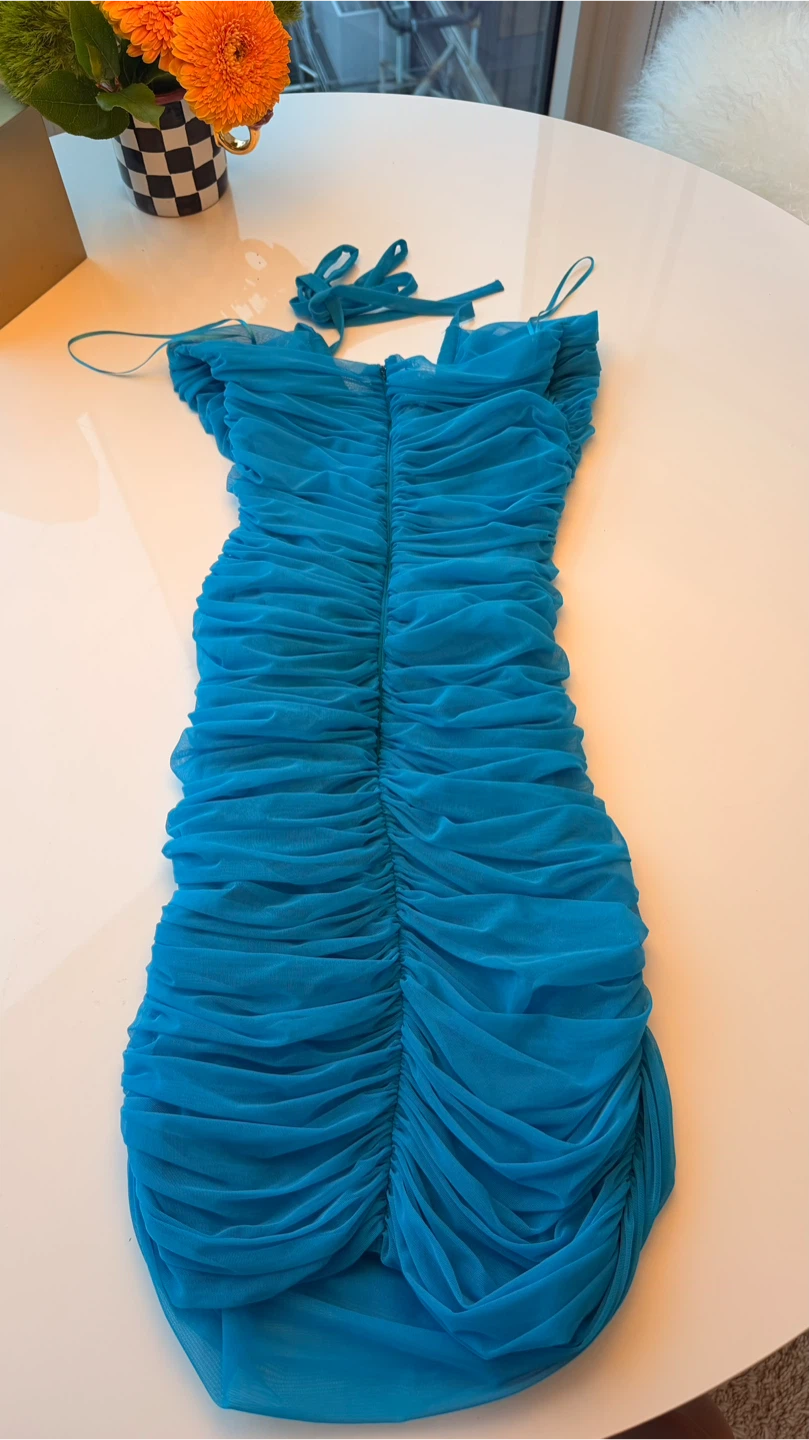 Dolce & Gabbana Ruched Mesh Mini Dress - photo 4