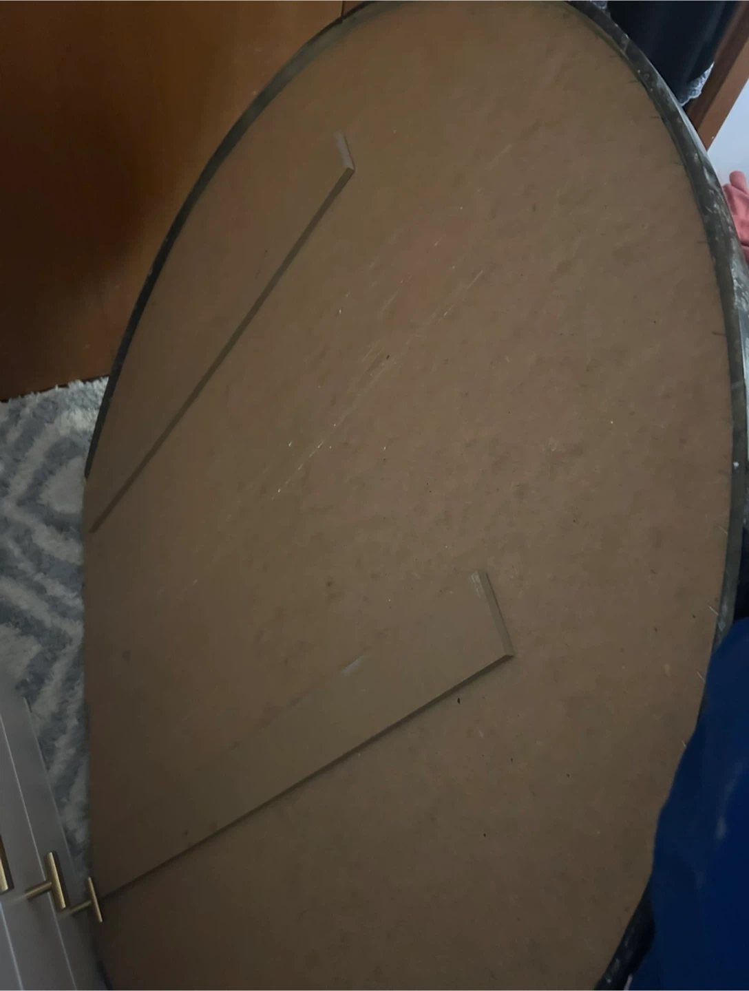 Large Round Wall Mirror - photo 2
