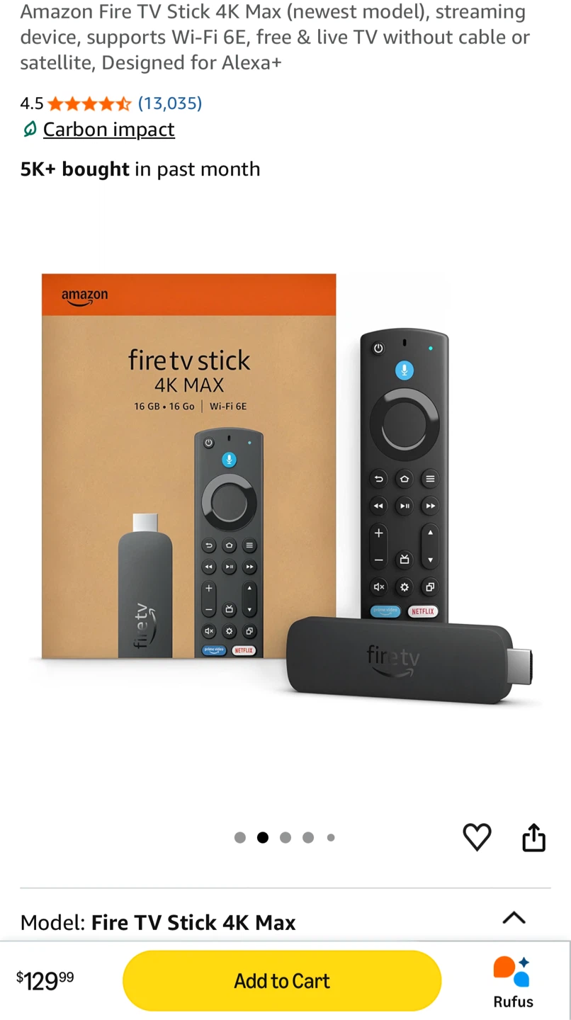 Amazon Fire TV Stick 4K Max - photo 3