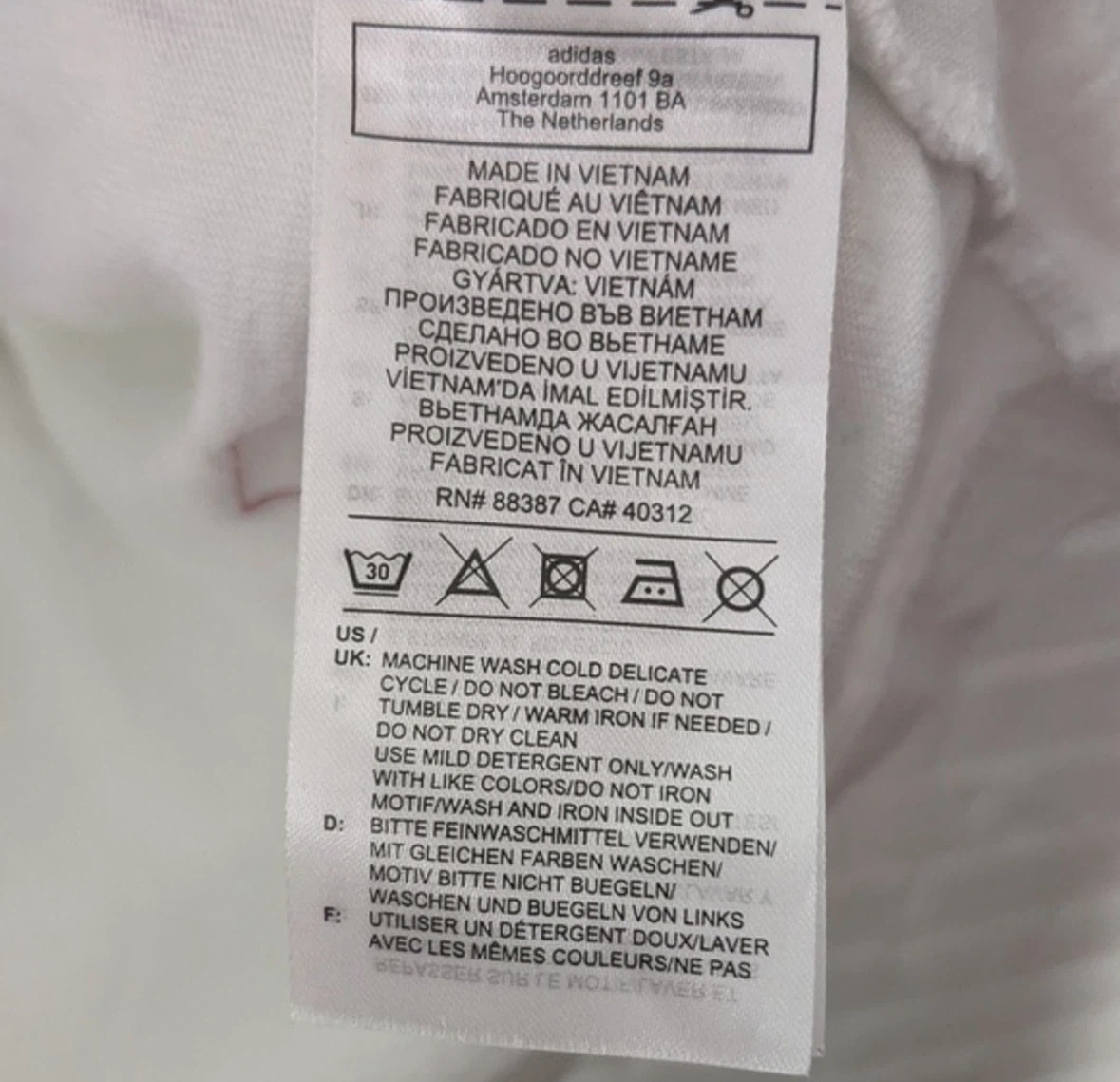 Adidas Originals Holographic T-Shirt White XL - photo 4