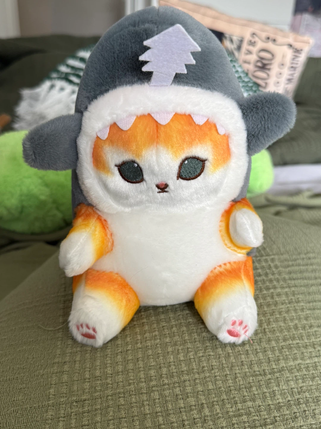 Mario, kitty and frog plushies, need them all sold :)