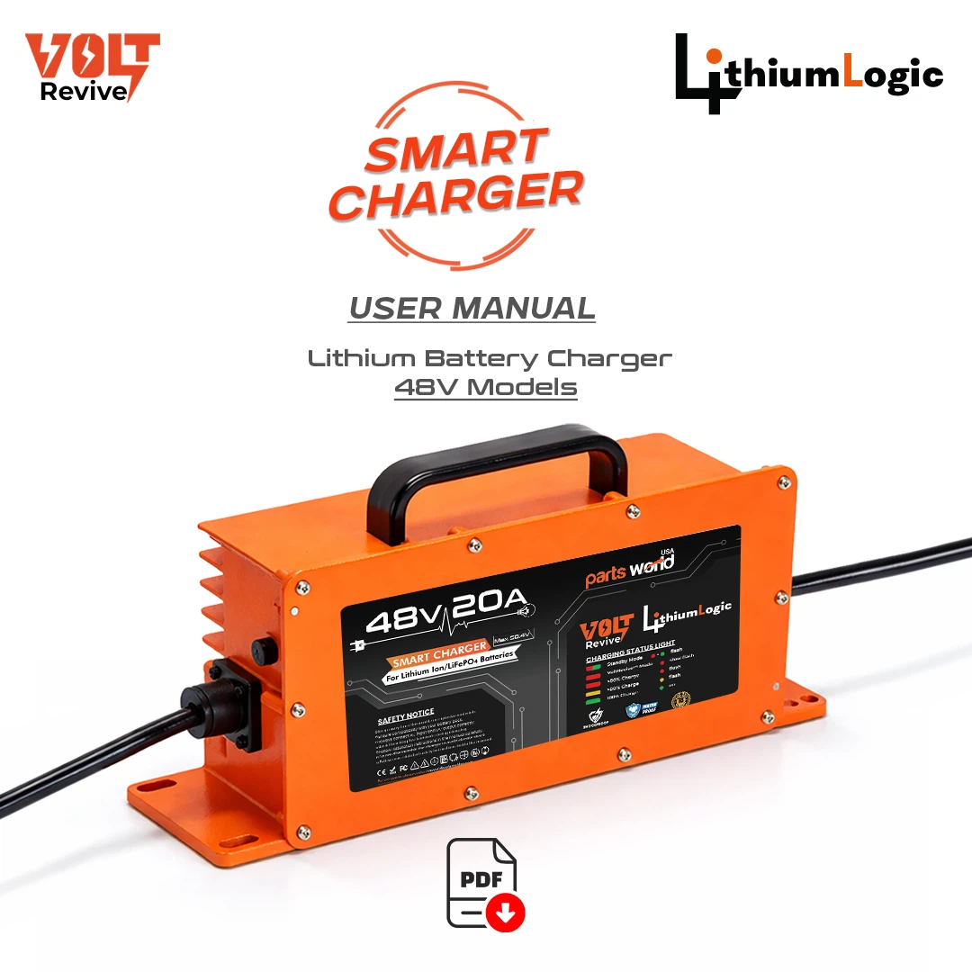 Volt Revive 48V 20A Smart Lithium Battery Charger