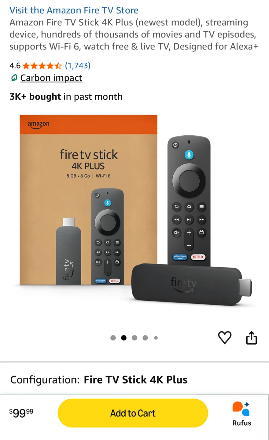 Amazon Fire TV Stick 4K Plus - photo 2