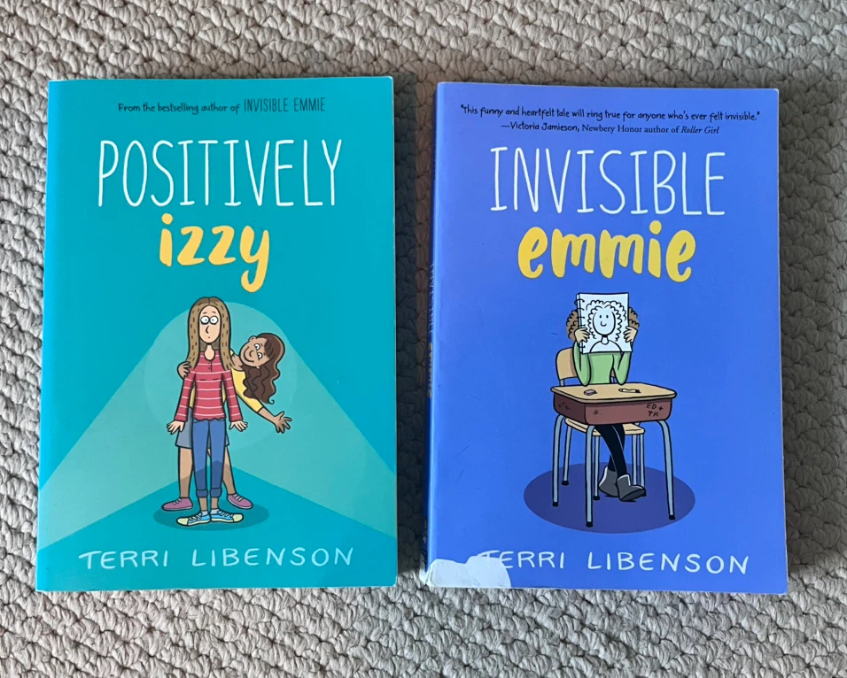 Positively Izzy and Invisible Emmie books