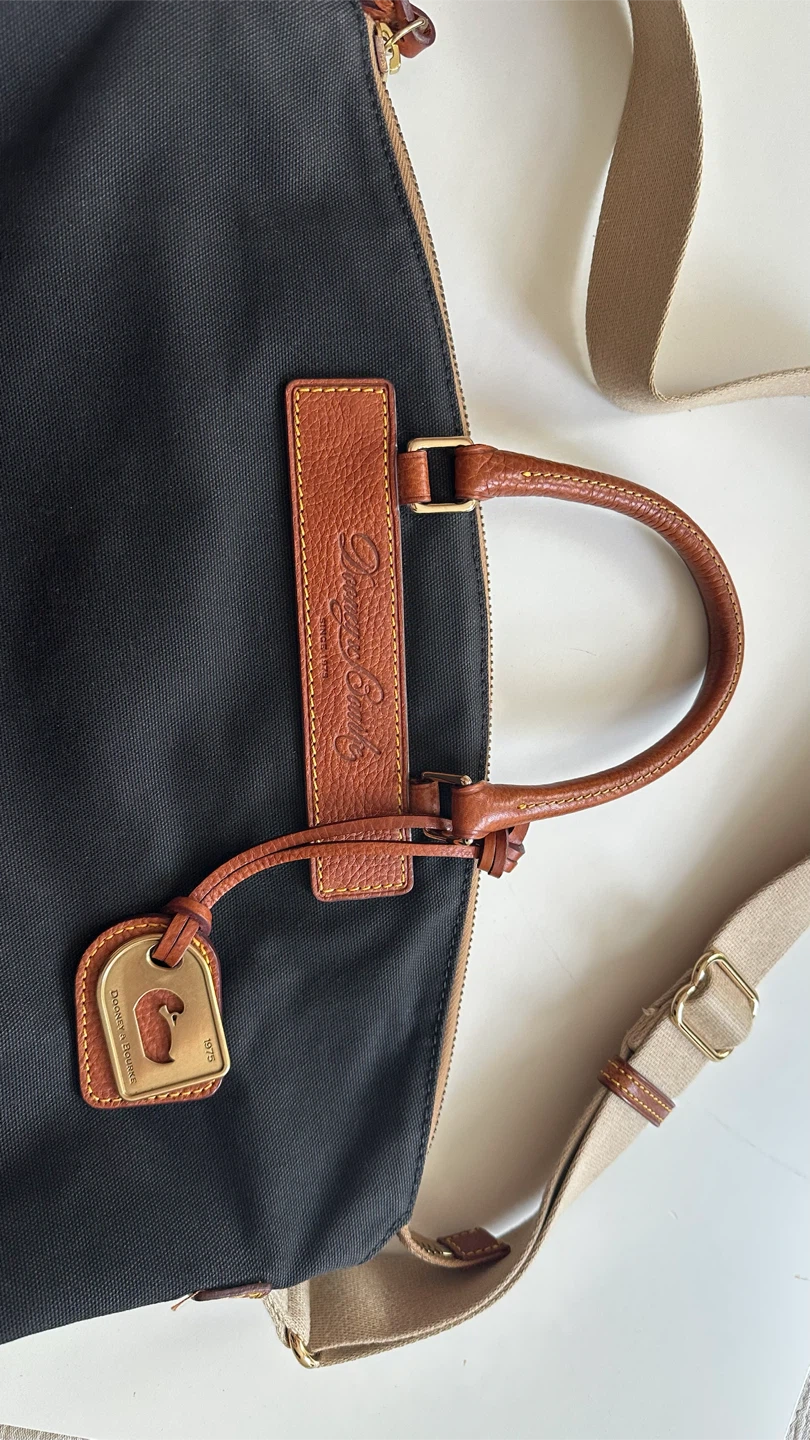 Dooney & Bourke Black Canvas Handbag - photo 3