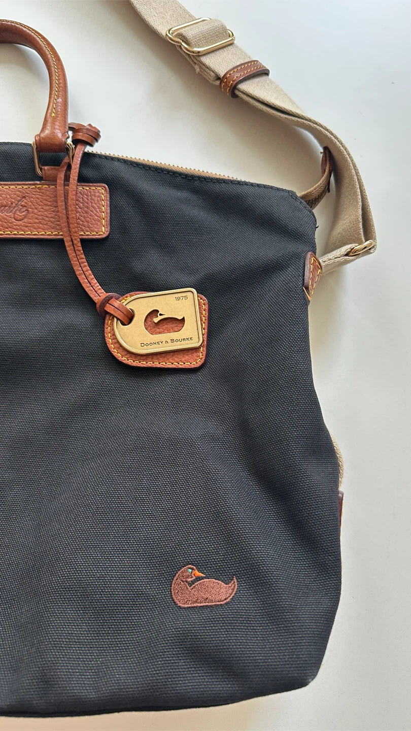 Dooney & Bourke Black Canvas Handbag - photo 4