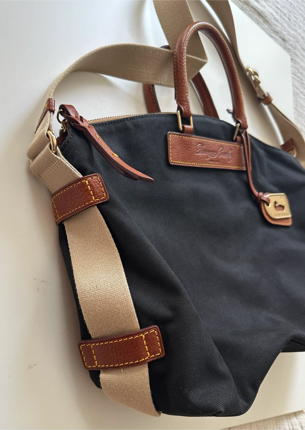 Dooney & Bourke Black Canvas Handbag - photo 5