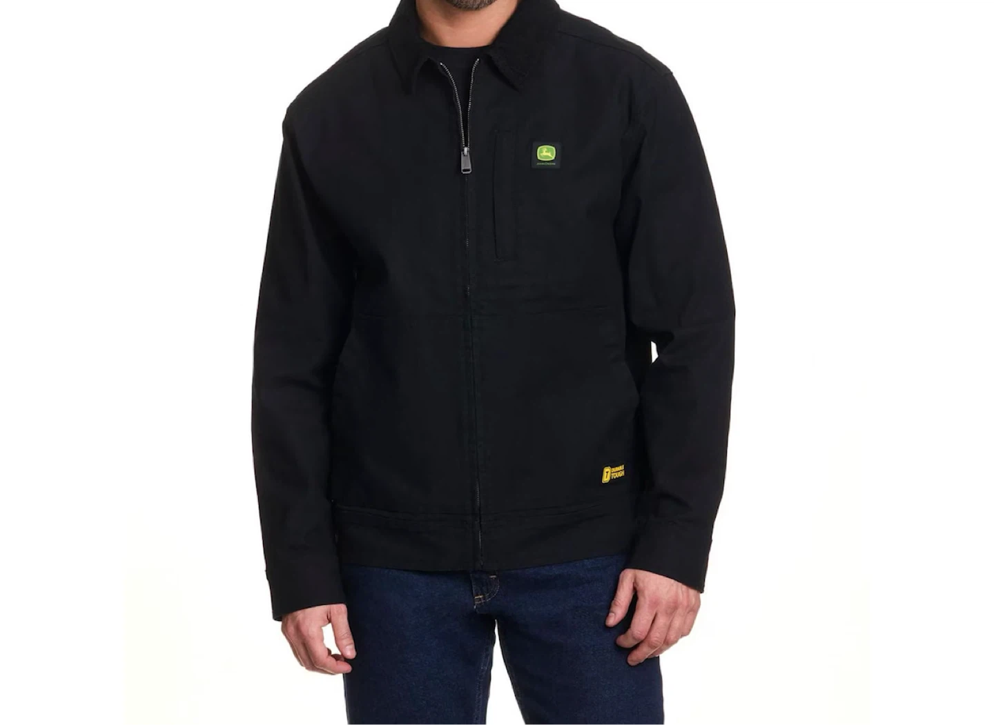 John Deere Durable Tough Work Jacket Black - Men’s Medium