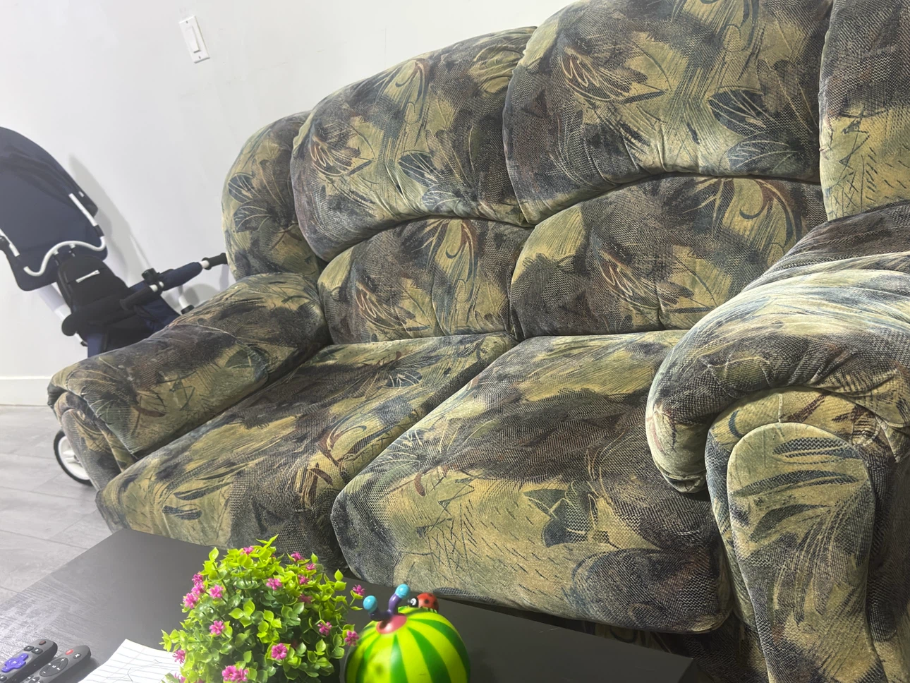 Comfortable Patterned Fabric Sofa - photo 2