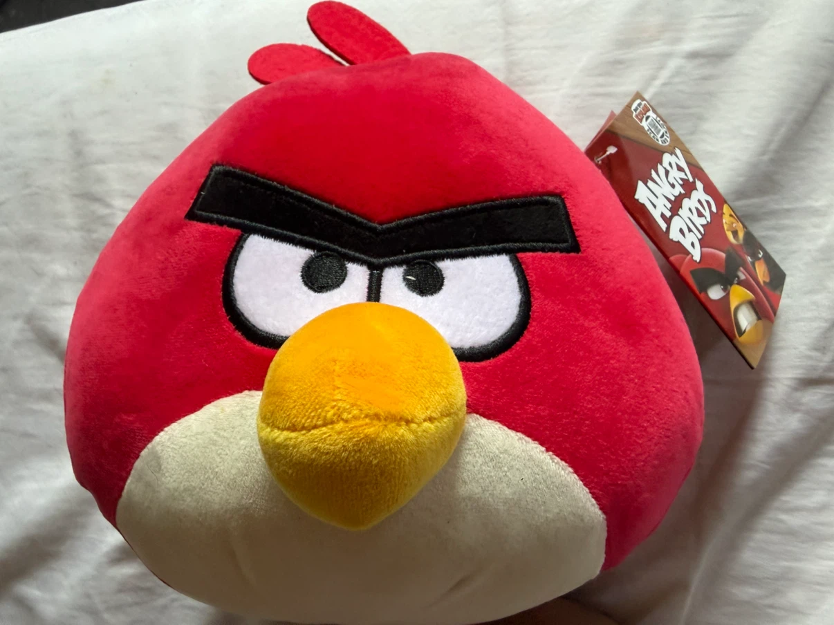 Angry Birds "Red" Plush Stuffed Animal Toy - (NWT)