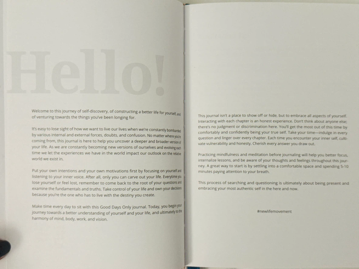 NEW “good days only” self reflection journal! - photo 3