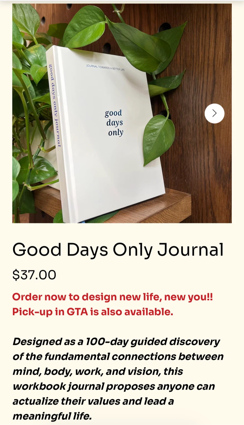 NEW “good days only” self reflection journal! - photo 4