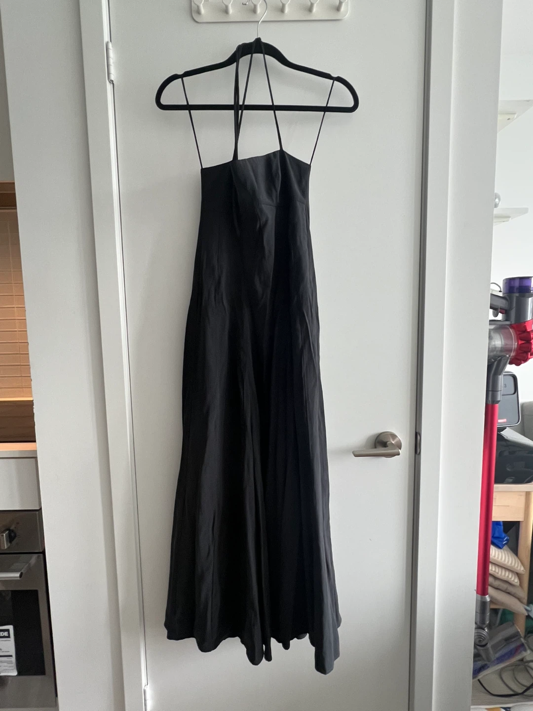 Zara Charcoal Grey Halter Midi Dress - photo 3