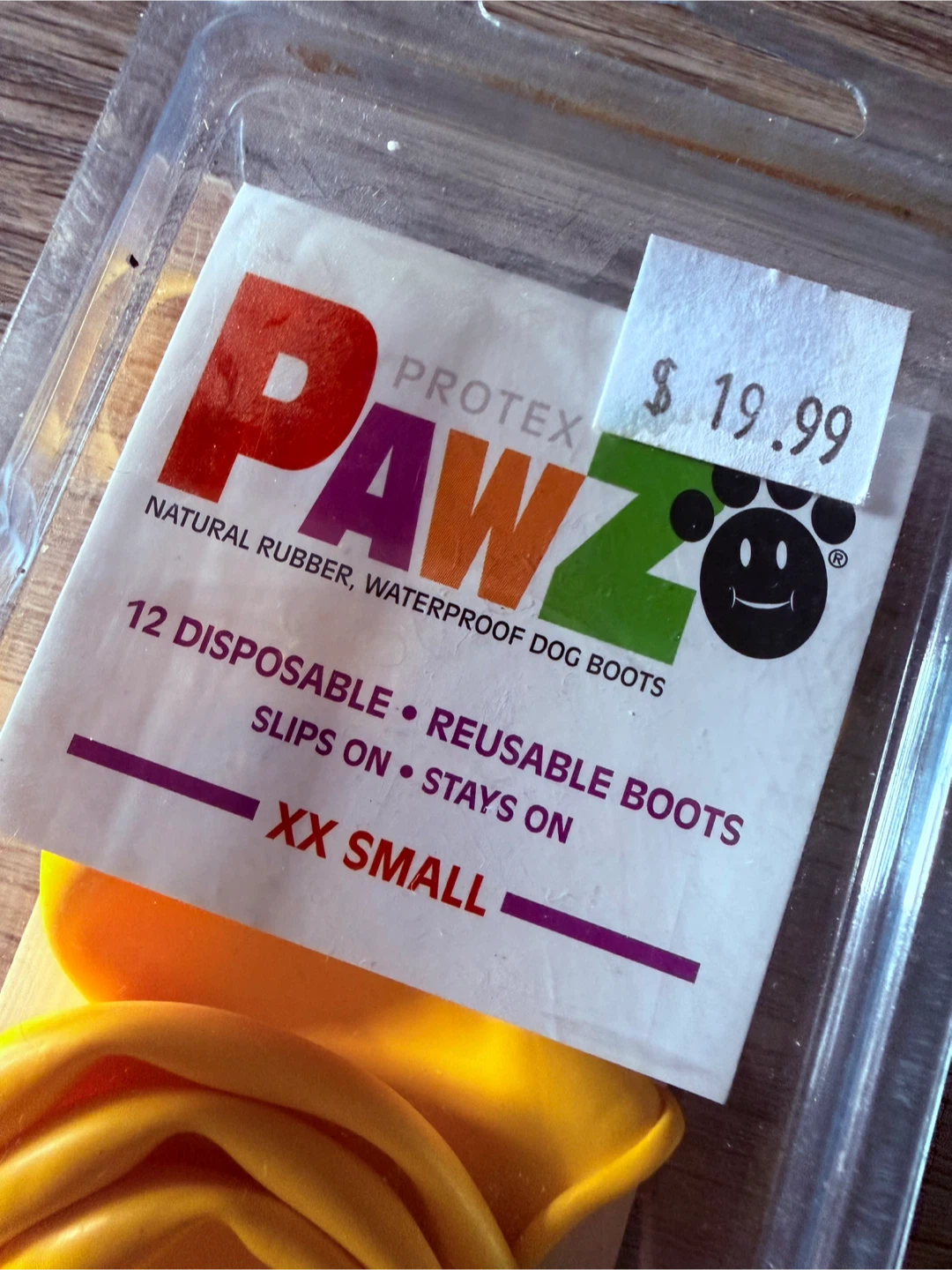 NEW • Sealed PAWZ • 12 Disposable/Reusable Rubber Boots - photo 2