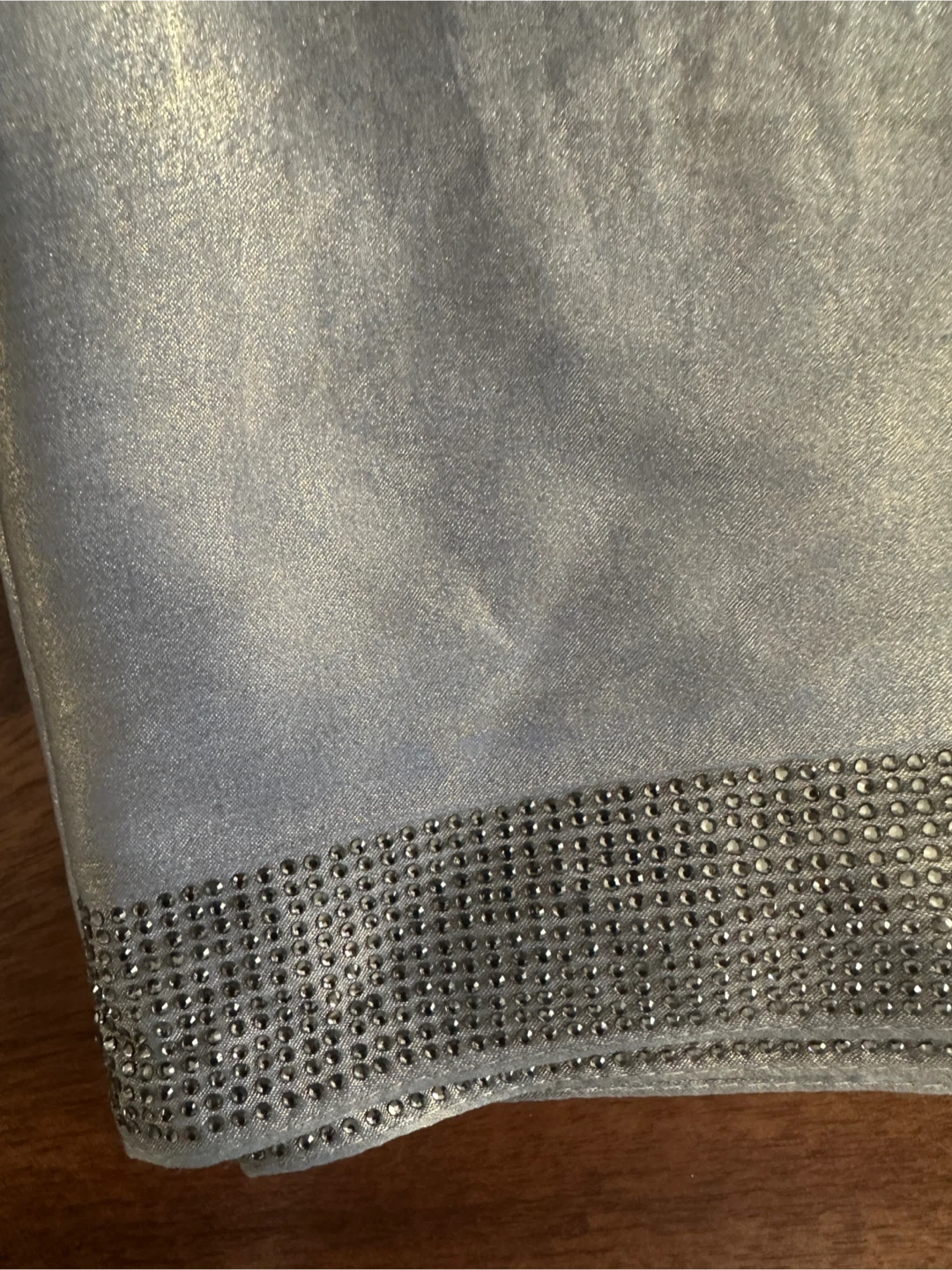 Shimmer Scarf with Rhinestone Detail - photo 2