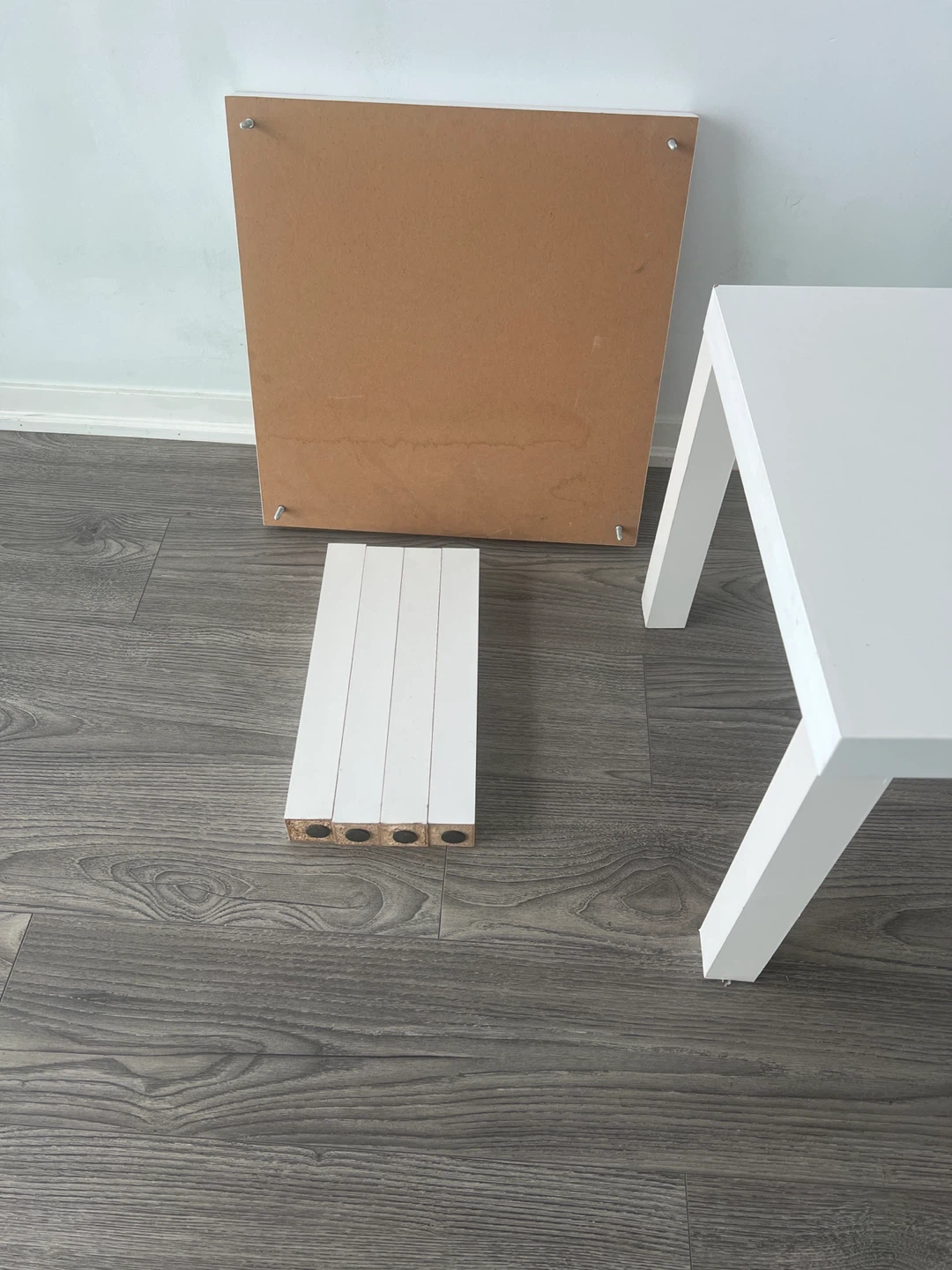 2 IKEA Lack Side Tables - White - photo 2