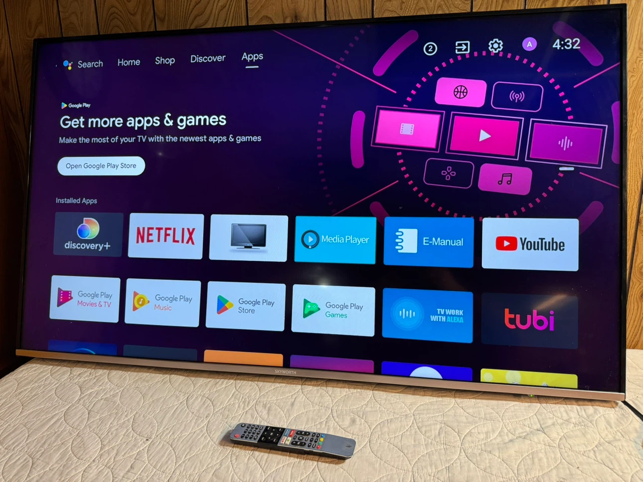 60” Skyworth 4K Smart Google TV