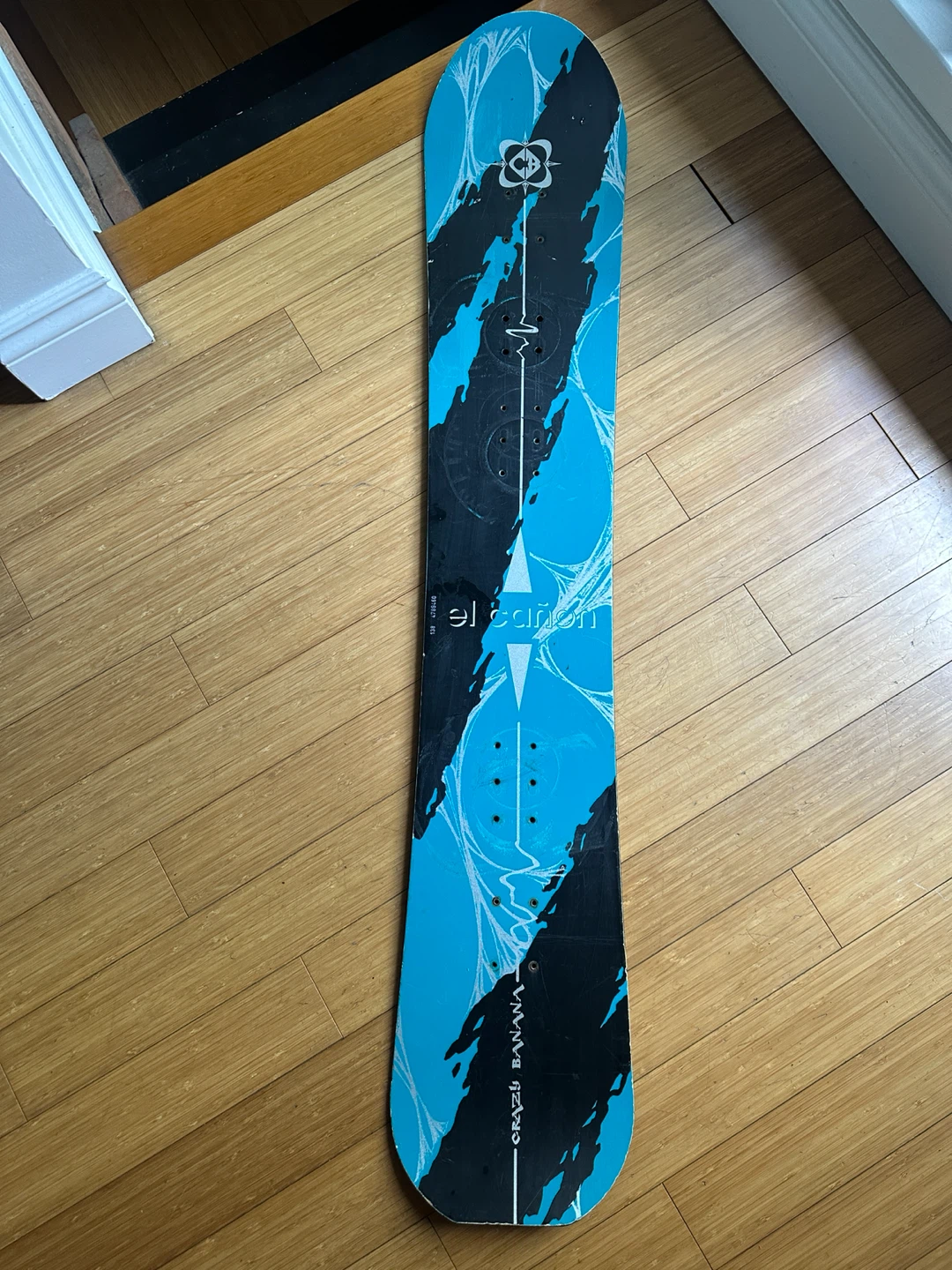 RARE! CRAZY BANANA EL CANON VINTAGE SNOWBOARD RETRO GRAR
