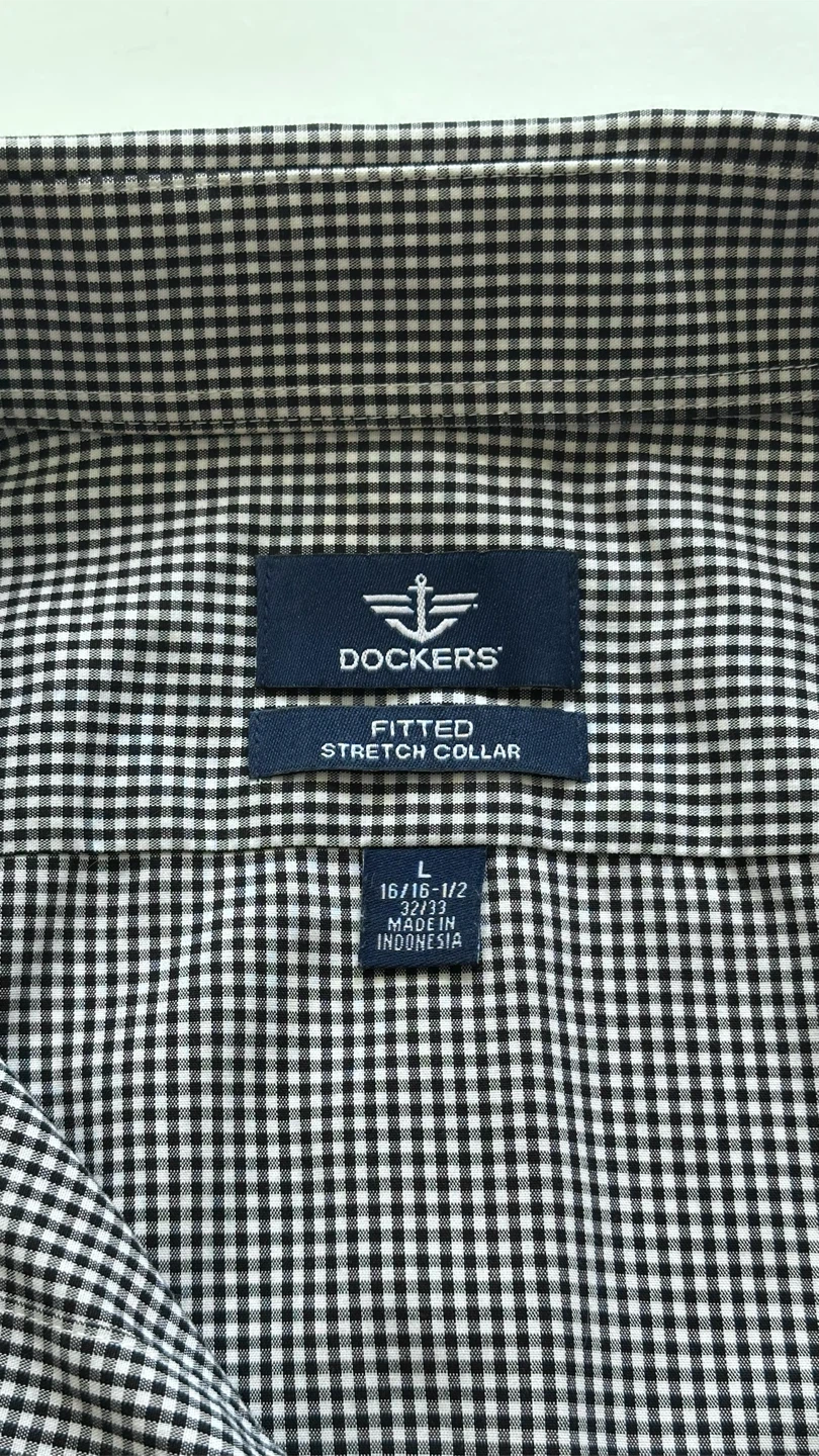 Dockers Gingham Button-Down Shirt L - photo 2